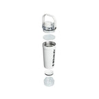 Stanley Protein Shaker Bottle for Gym, Sports Shaker with Mixing Strainer, Leak Resistant Fitness Bottle (White)