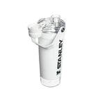 Stanley Protein Shaker Bottle for Gym, Sports Shaker with Mixing Strainer, Leak Resistant Fitness Bottle (White)