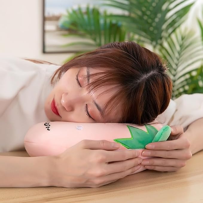 Cute Animal Plush U-Shaped Travel Neck Pillow | Soft Memory Cushion for Car, Flight &amp; Office | Unicorn, Capybara, Kuromi Designs