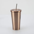 Starbucks Stainless Steel Insulated Tumbler with Straw &amp; Lid | Reusable Vacuum Travel Cup | Matte Black &amp; Metallic Gold Variants | Hot &amp; Cold Beverage Mug