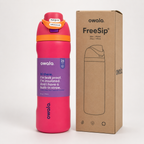 Owala FreeSip Vacuum Insulated Stainless Steel Water Bottle with Built-in Straw & Flip Lock Lid 24 oz (710 ml)