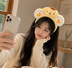 Plush Character Headband for Women & Girls Soft Cute Hair Band Costume Accessory