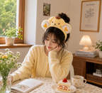 Plush Character Headband for Women & Girls Soft Cute Hair Band Costume Accessory