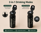 Starbucks® Butterfly Stainless Steel Insulated Water Bottle 2-in-1 Straw & Sip Lid | Leakproof Double Wall Vacuum Flask