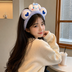 Plush Character Headband for Women & Girls Soft Cute Hair Band Costume Accessory