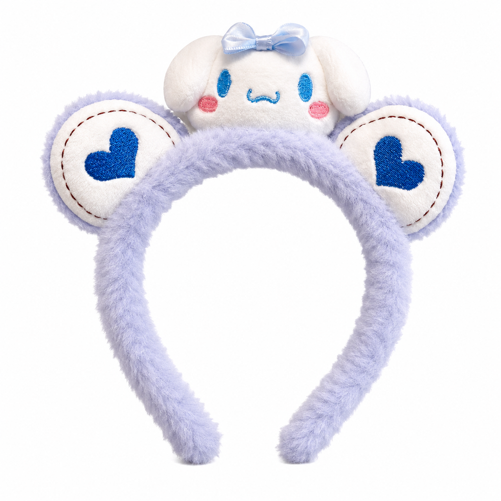 Plush Character Headband for Women & Girls Soft Cute Hair Band Costume Accessory