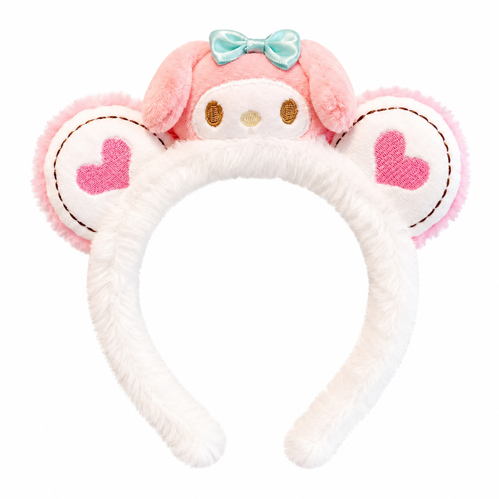 Plush Character Headband for Women & Girls Soft Cute Hair Band Costume Accessory