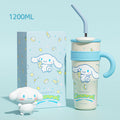 Cinnamoroll 1200ML Stainless Steel Insulated Tumbler with Handle &amp; Straw | Large Capacity Vacuum Flask | Leakproof Travel Mug | Gift Box Included