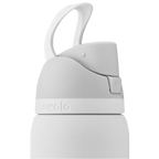 Owala FreeSip Insulated Stainless Steel Water Bottle with Straw for Sports, Travel, and School, 32oz(White)