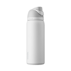 Owala FreeSip Insulated Stainless Steel Water Bottle with Straw for Sports, Travel, and School, 32oz(White)
