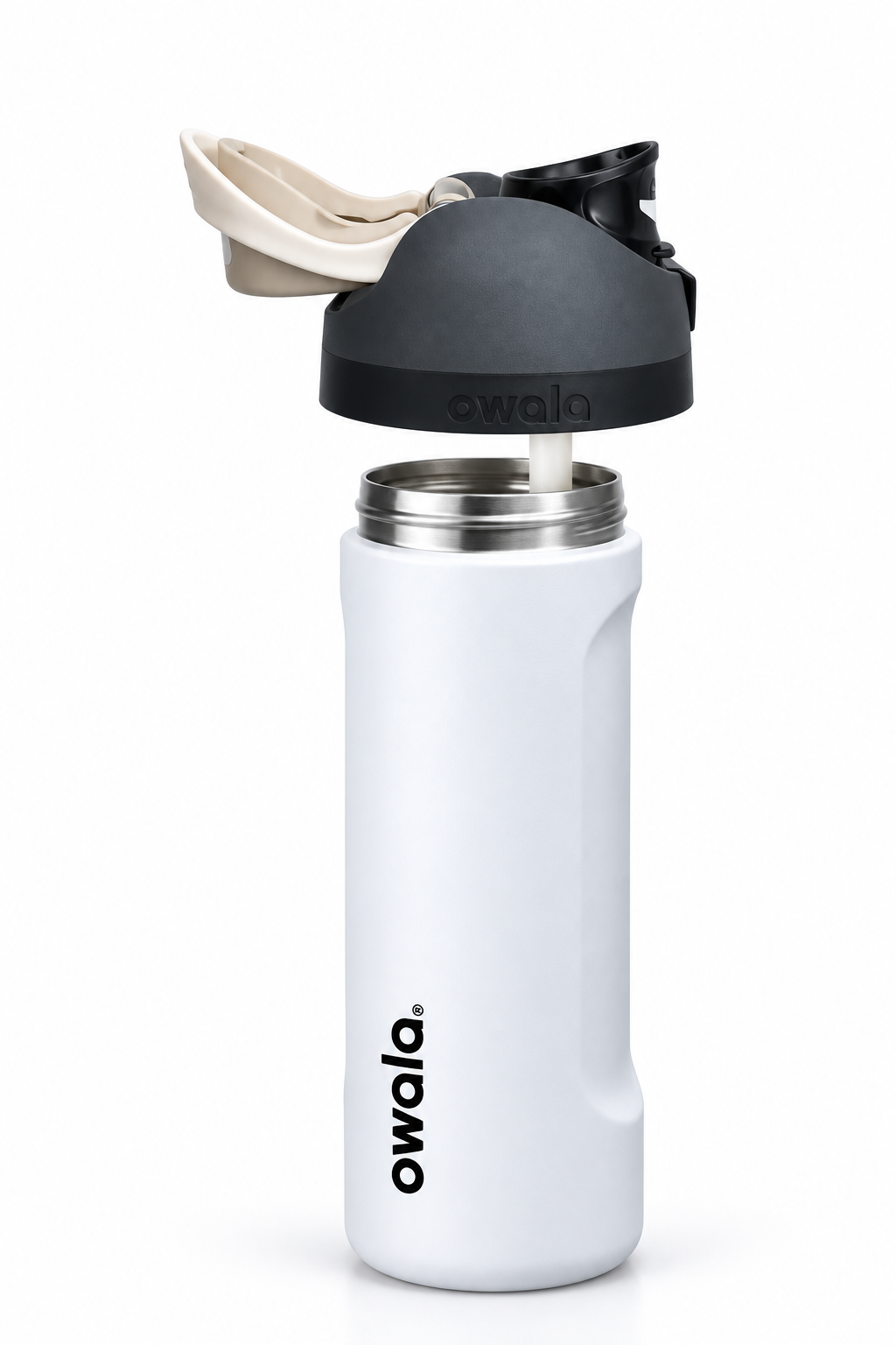 Owala FreeSip Insulated Stainless Steel Water Bottle with Straw for Sports, Travel, and School, 24oz