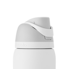 Owala FreeSip Insulated Stainless Steel Water Bottle with Straw for Sports, Travel, and School, 32oz(White)