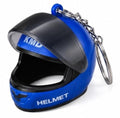 Mini Motorcycle Helmet Keychain with Opening Visor & Hanging Pendant