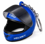 Mini Motorcycle Helmet Keychain with Opening Visor & Hanging Pendant