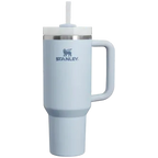 Stanley Tumbler with Handle and Straw, Stainless Steel Insulated Travel Cup(Blue)