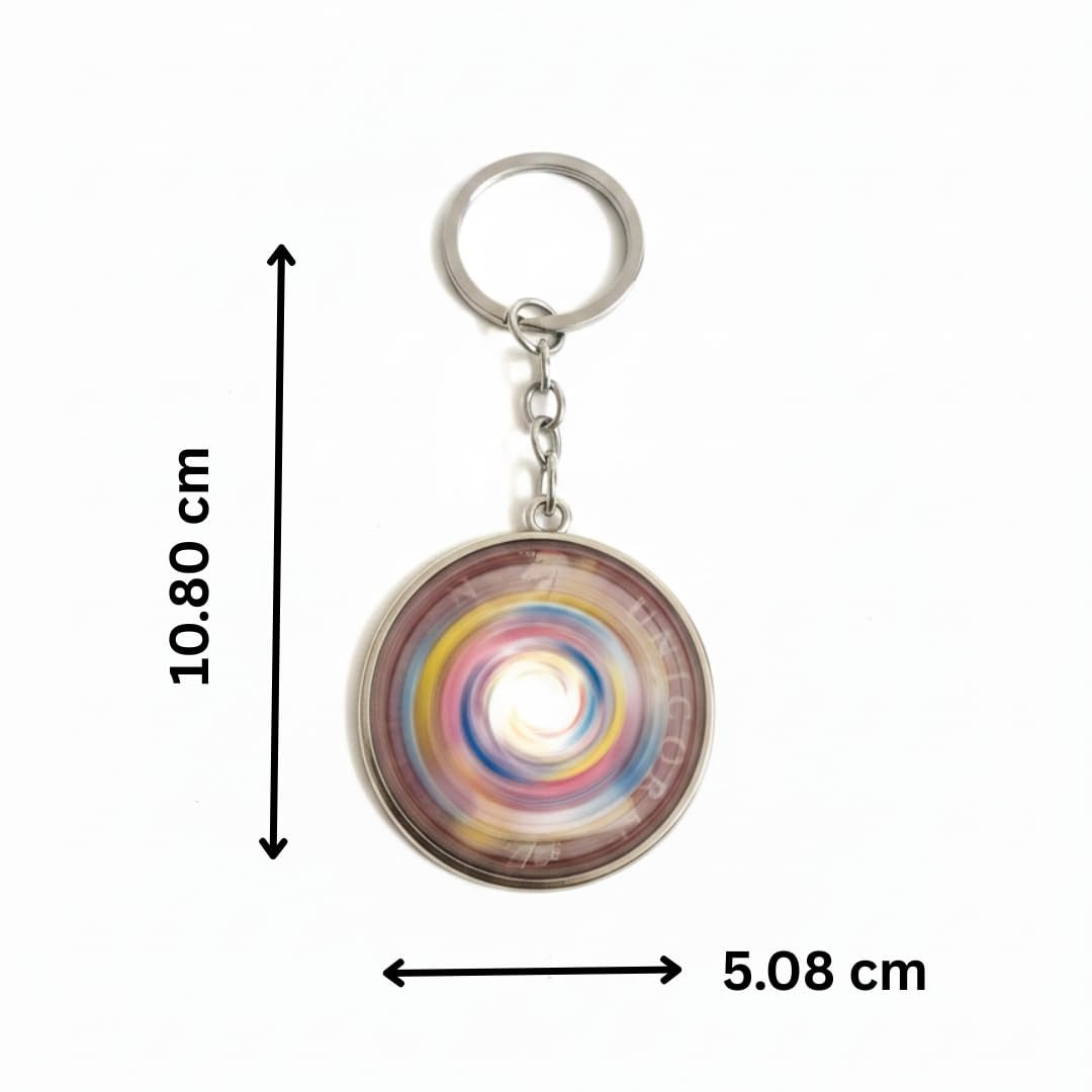 Unicorn Keychain for Girls, Cute Colorful Metal Key Ring for Bags, Backpacks, Keys & Gifting