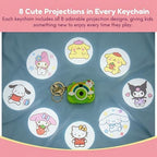 Mini Projector Keychain with LED Light & Camera Design for Kids & Collectors
