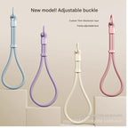 Adjustable Phone Wrist Strap with Universal Phone Patch & Secure Wrist Lanyard