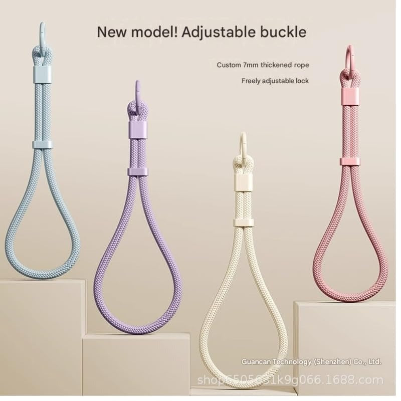 Adjustable Phone Wrist Strap with Universal Phone Patch & Secure Wrist Lanyard