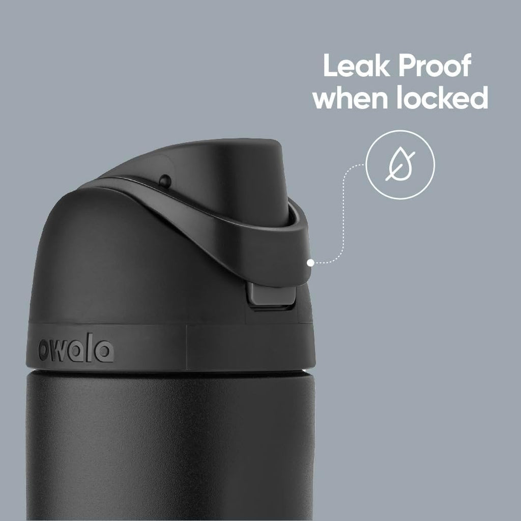 Owala FreeSip Vacuum Insulated Stainless Steel Water Bottle with Built-in Straw & Flip Lock Lid 24 oz (710 ml)