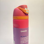 Owala FreeSip Vacuum Insulated Stainless Steel Water Bottle with Built-in Straw & Flip Lock Lid 24 oz (710 ml)