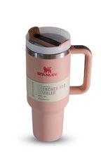 Stanley Tumbler with Handle and Straw, Stainless Steel Insulated Travel Cup (Rose)