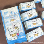 Cute Cartoon Pocket Wet Wipes Pack, Soft Portable Cleaning Wipes for Hands & Face, Travel & Daily Use