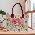 Cute Cartoon Felt Tote Bag for Women & Girls | Reusable Shopping, Lunch & Everyday Carry Bag