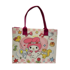Cute Cartoon Felt Tote Bag for Women & Girls | Reusable Shopping, Lunch & Everyday Carry Bag