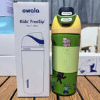 Owala x Minecraft FreeSip Insulated Stainless Steel Water Bottle with Straw for Sports, Travel, and School, 32oz