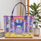 Cute Cartoon Felt Tote Bag for Women & Girls | Reusable Shopping, Lunch & Everyday Carry Bag