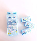 Pompompurin Cute Cartoon Pocket Wet Wipes Pack of 64, Portable Soft Cleaning Wipes for Hands & Face, Travel & Daily Use