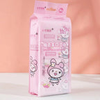 My Melody Pocket Wet Wipes Pack of 8 , 64 Pcs Soft Portable Cleaning Wipes for Hands & Face