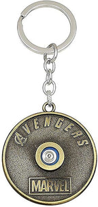 360° Rotating Metal Keychain, Spinner Key Ring with Hammer-Inspired Design