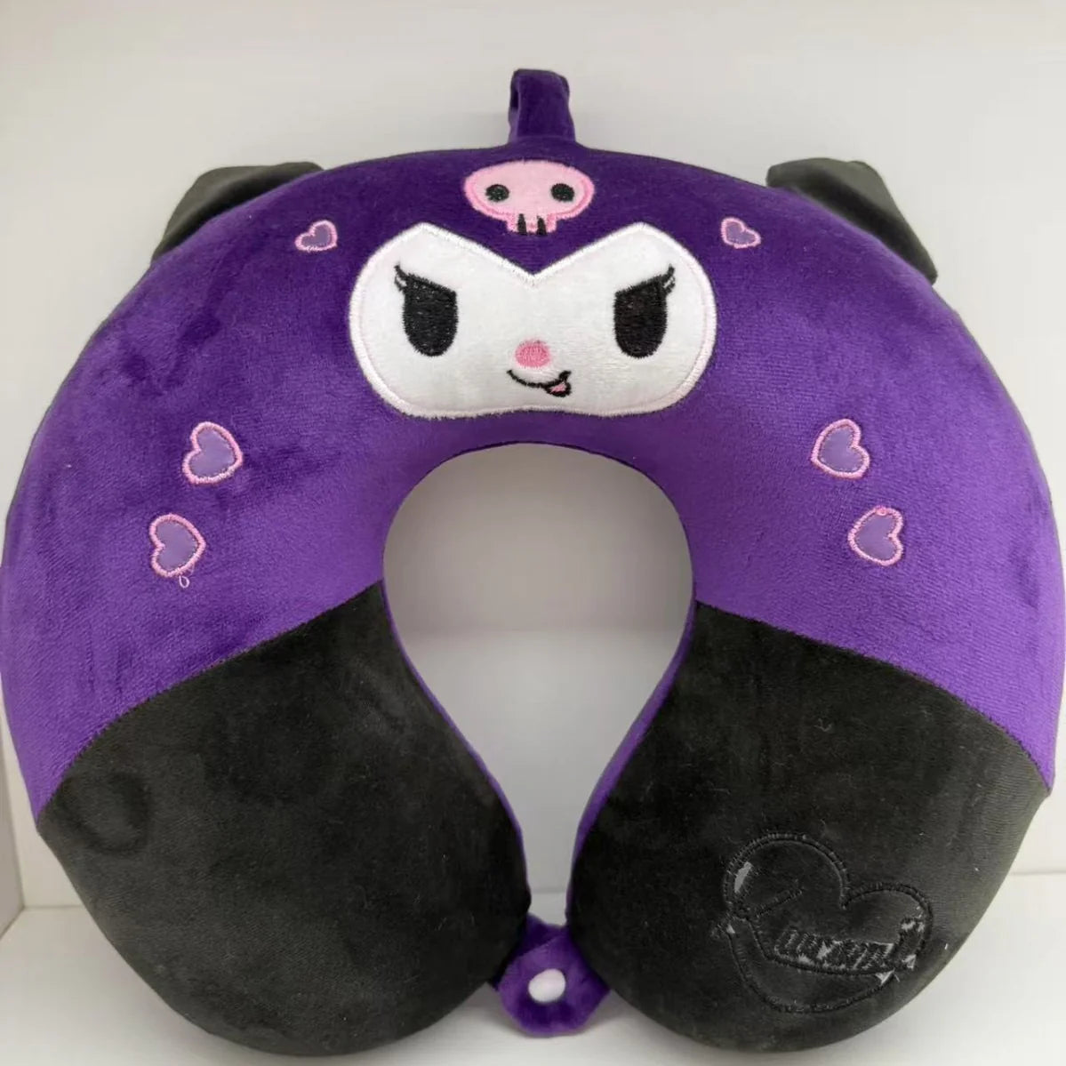 Cute Animal Plush U-Shaped Travel Neck Pillow | Soft Memory Cushion for Car, Flight &amp; Office | Unicorn, Capybara, Kuromi Designs